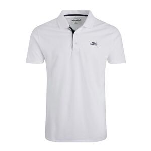 Weird Fish Mens Miles Pique Natural Polo Shirt / White